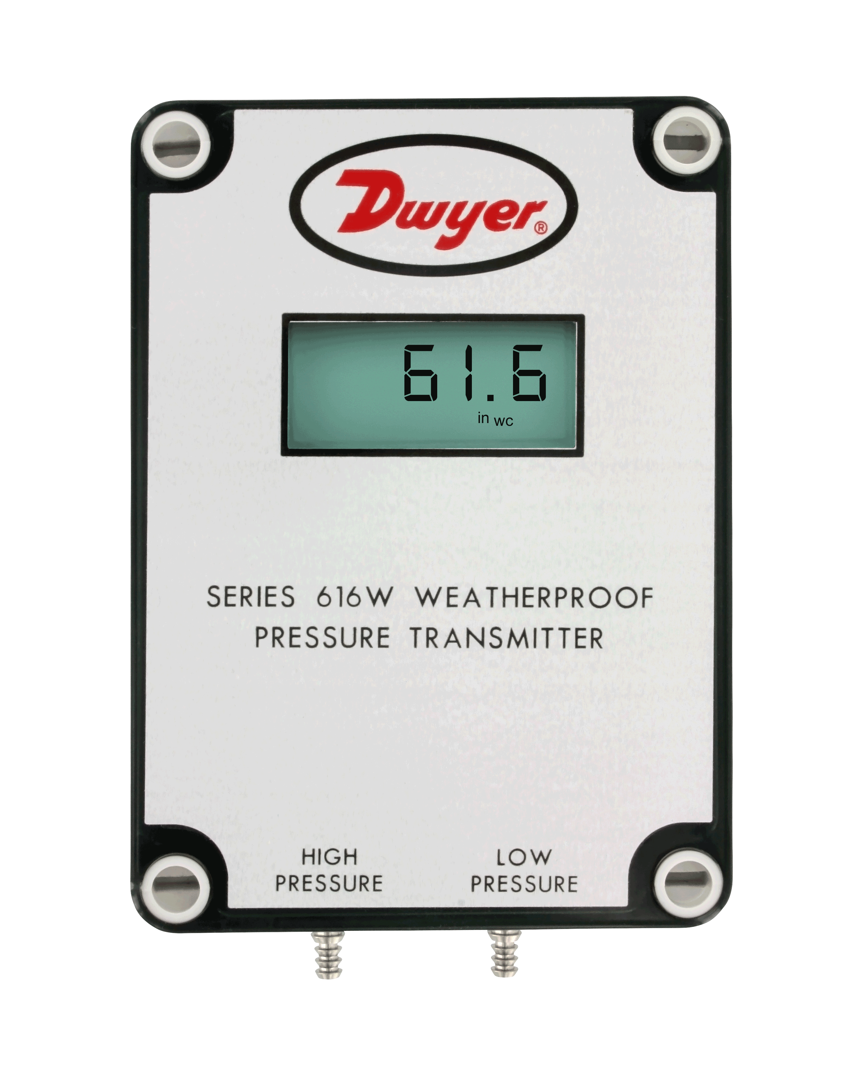 Dwyer Series 616W Differential Pressure Transmitter 0-200WC Range with LCD 