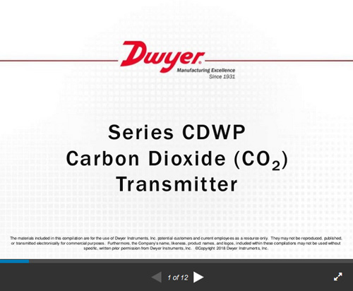Series CDWP Carbon Dioxide Transmitters | Dwyer Instruments