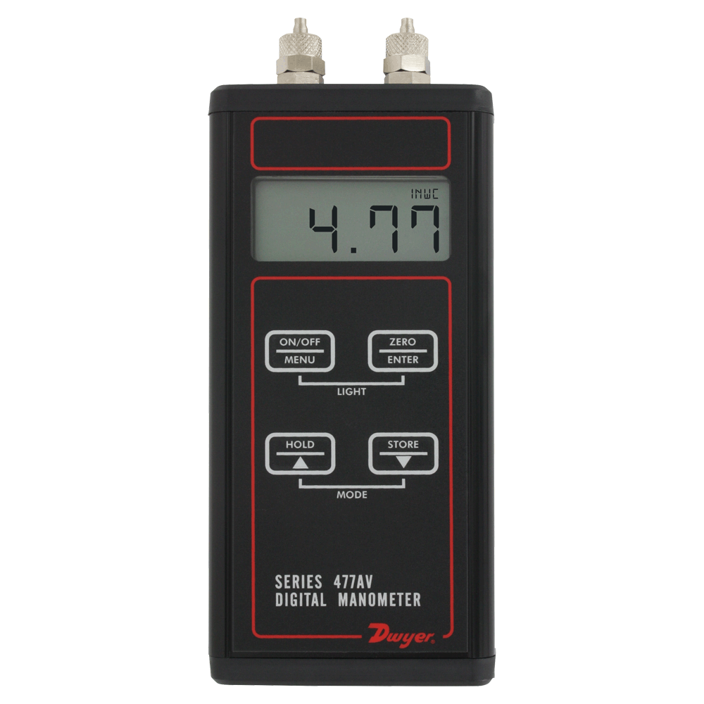 Series 477AV | Handheld Digital Manometer are available with pressure