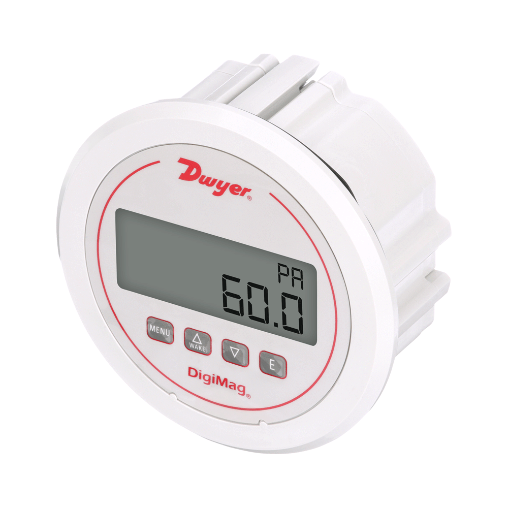 Range 0-25WC Dwyer DigiMag Series DM-1000 Differential Digital Pressure ...