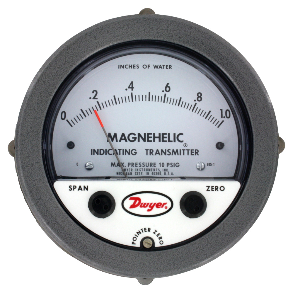 Series 605 Magnehelic® Differential Pressure Indicating Transmitter
