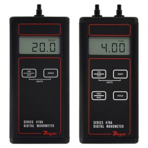 Series 476A Single Pressure & Series 478A Digital Manometer
