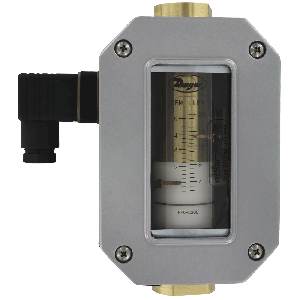 5 Scale Length Dwyer Visi-Float Series VFC Flowmeter Female Fittings Range 0.5-5 GPM Water 1 Female NPT Process Connection with End Connections 