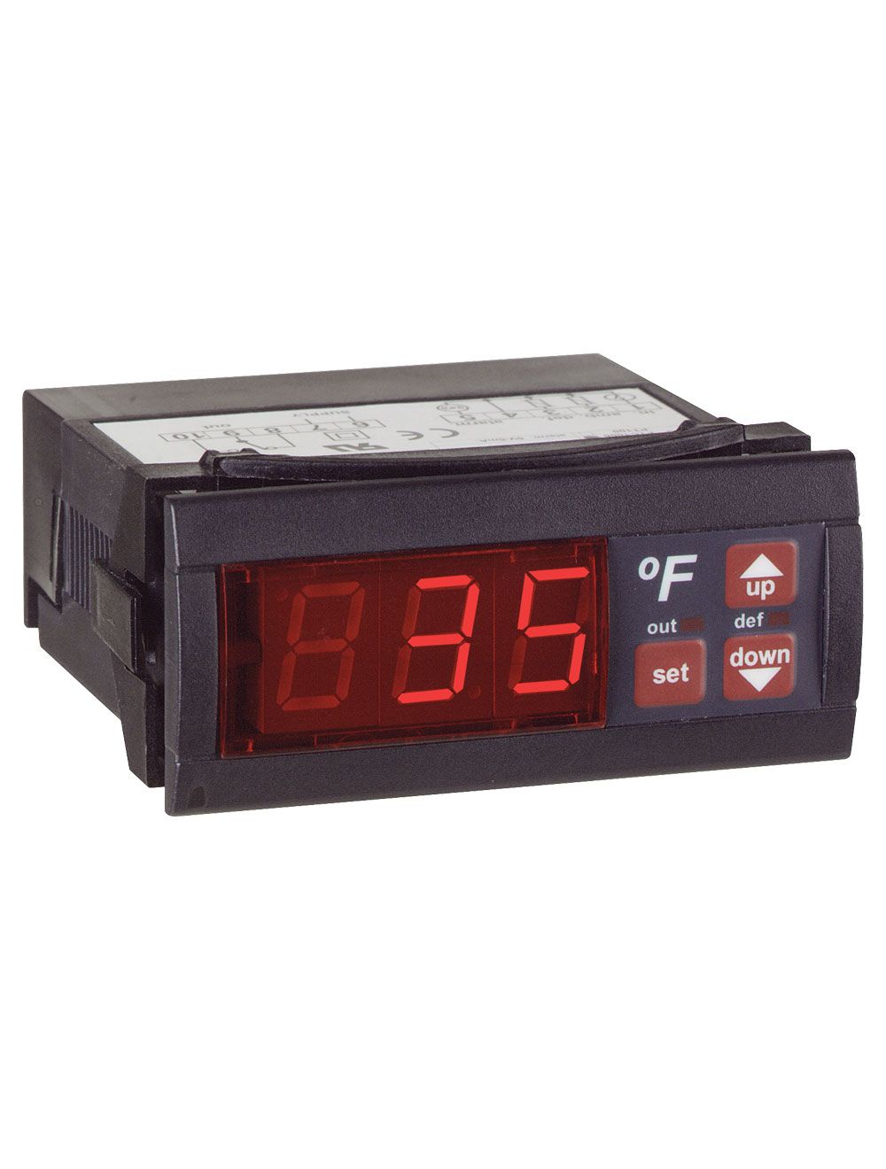 24 VAC/VDC Supply Voltage °F Display Red Display Dwyer Love Series TS2 Digital Temperature Switch 