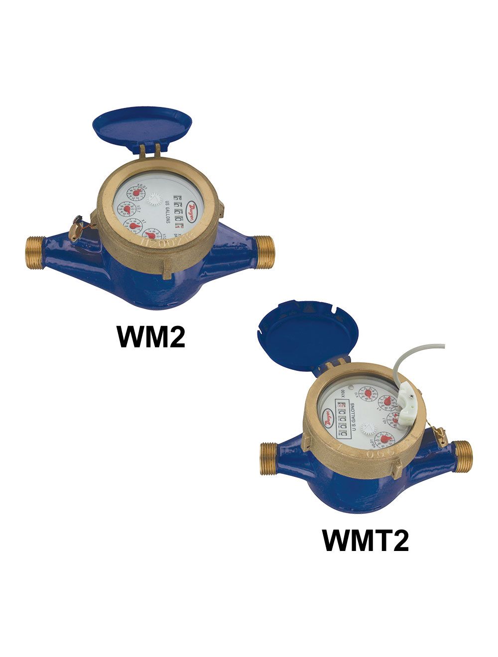 Medidor de agua Analógico multichorro con salida pulsada DWYER WMT