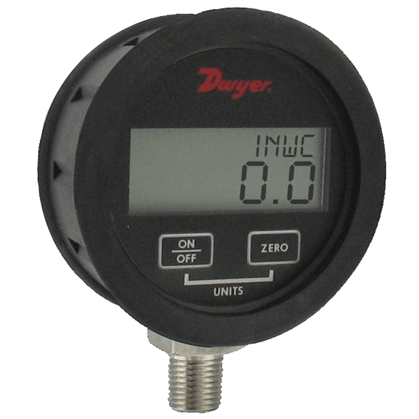Dwyer DPG-110 Digital Pressure Gauge (3000 psig) with 0.25