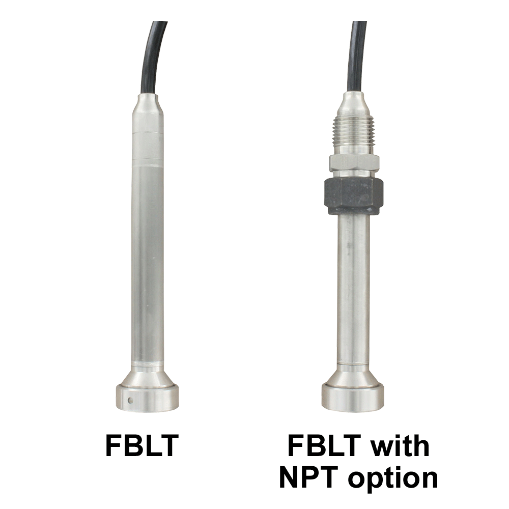 Series FBLT Flush Tip Submersible Level Transmitter
