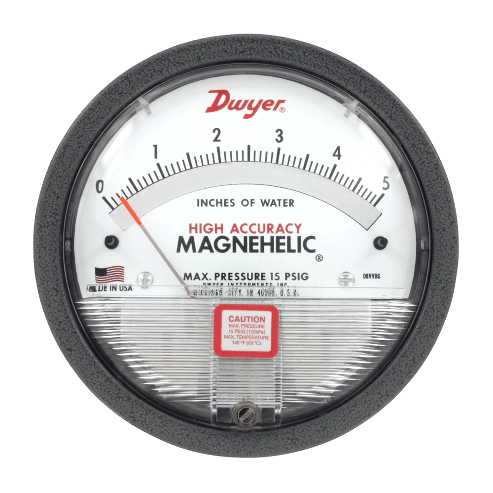 Series 2000-HA High Accuracy Magnehelic® Differential Pressure Gage - Dwyer